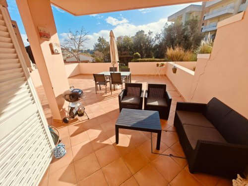 Amazing patio with confy sofas
